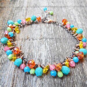 GEMSTONE BRACELET "COLORS OF THE TROPICS"